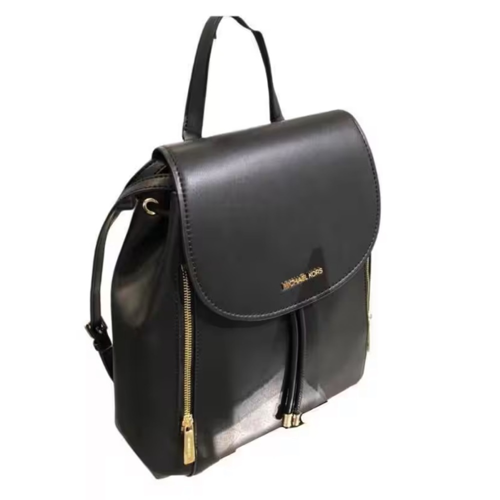 Michael Kors Backpack Bag Phoebe Medium Flap Drawstring Backpack Black
NWT - Picture 5 of 16